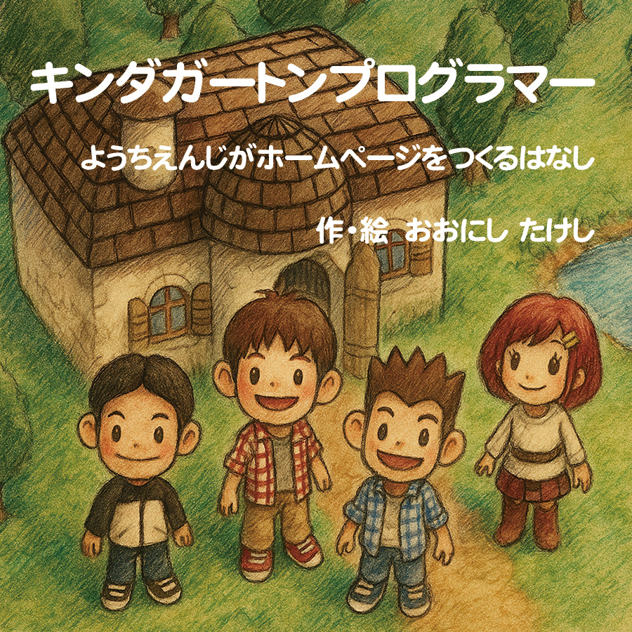 キンダガートンプログラマー　ようちえんじがホームページをつくるはなし